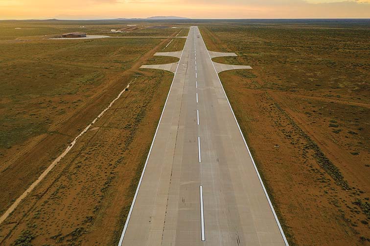 Runway at Spaceport America