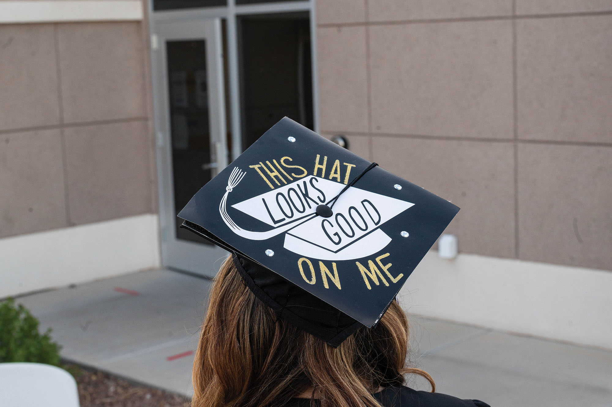 Student's graduation cap